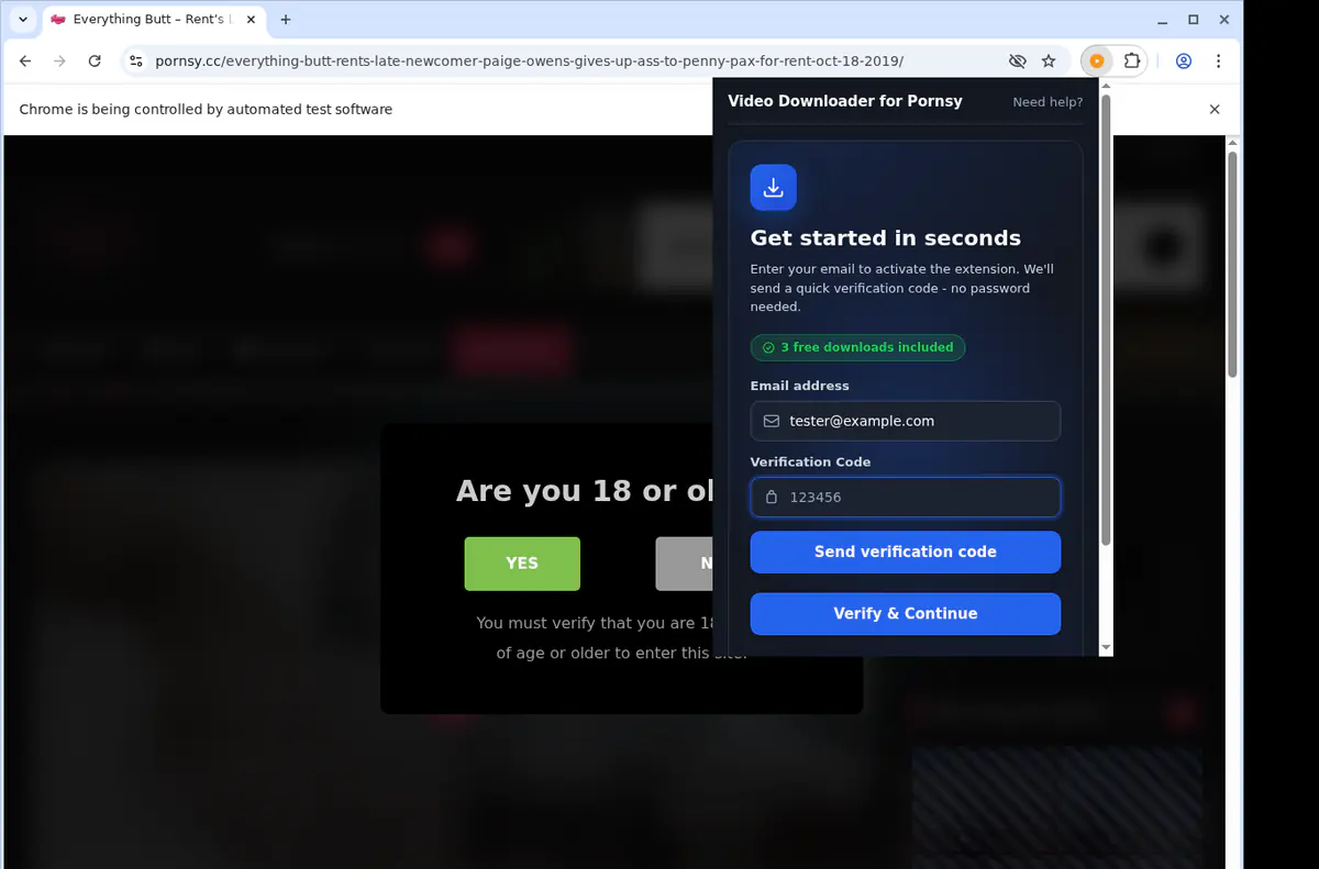 Pornsy Video Downloader screenshot 4